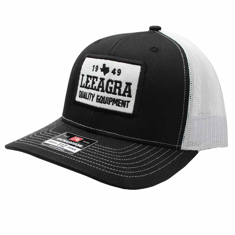 LeeAgra Ball Cap Black/White